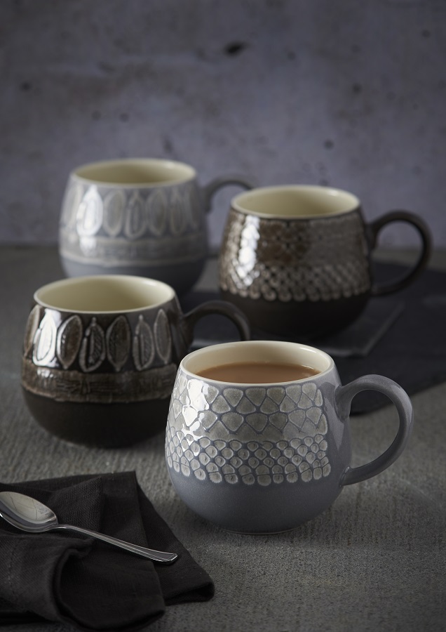 2001.881 Кружка impressions, 350 мл, серая Mason Cash  - Вид №3