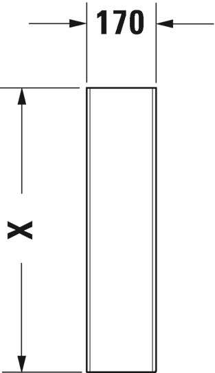 08632700002 Пьедестал для раковины овальная Duravit D-Code - Вид №4