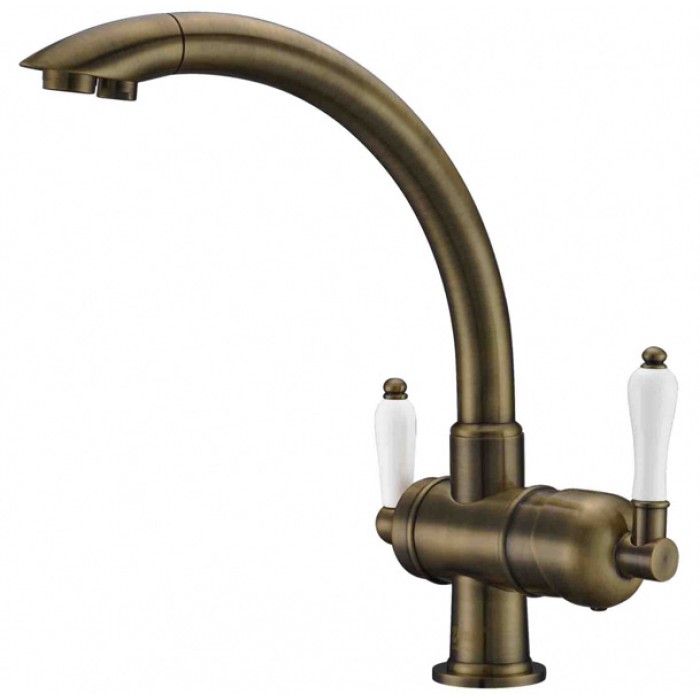 Zorg ZR 327 YF Antique Смеситель для кухни Zorg 315х215 мм  - Вид №1