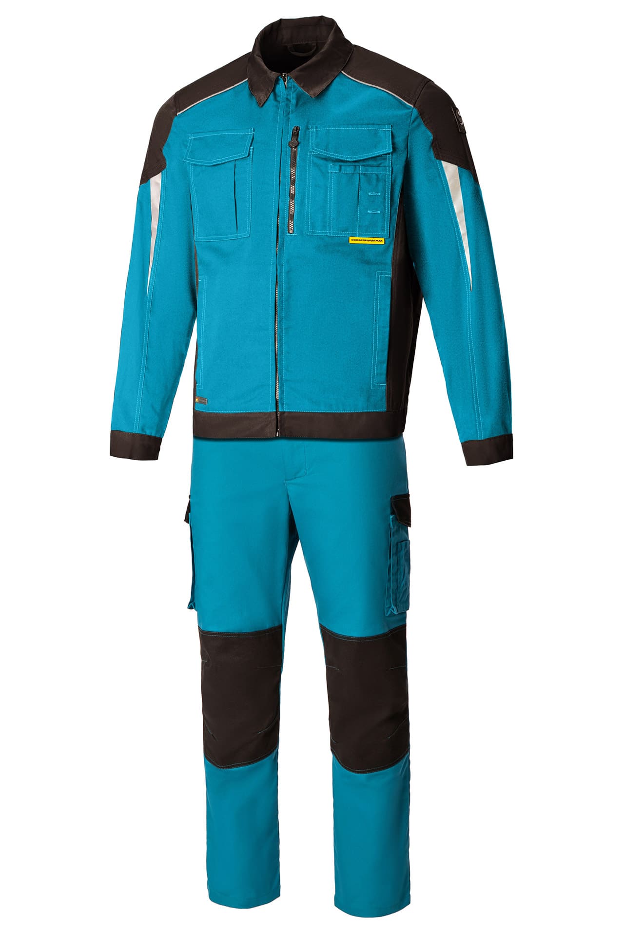 5031505 Костюм  NEW аквамарин-черный STATUS  Летняя спецодежда  размер 64-66/182-188 