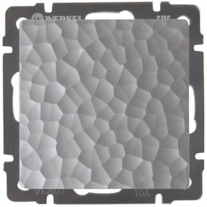 Заглушка накладная Werkel Hammer без заземления цвет серебряный 84684334 STLM-2006957