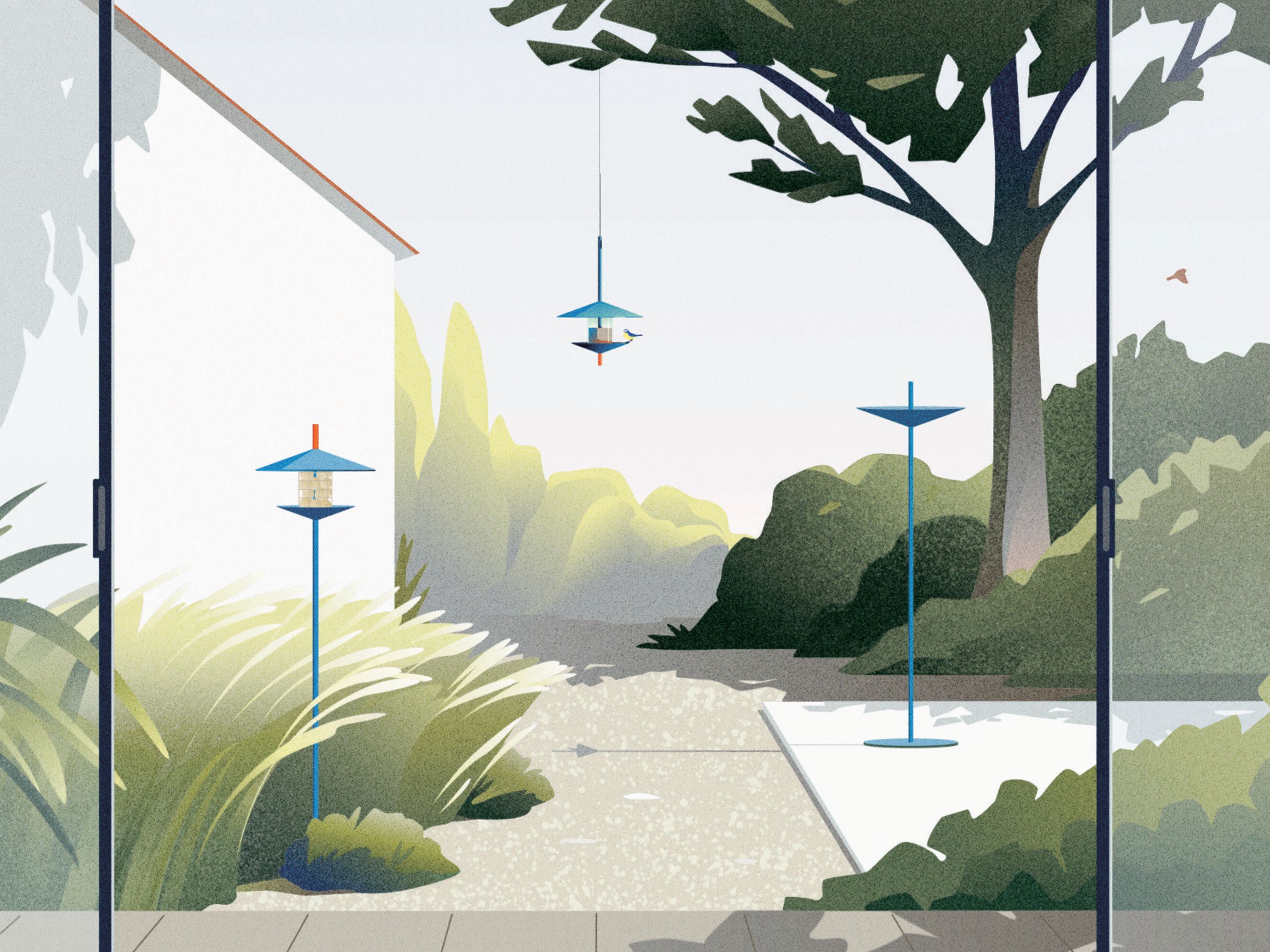 Кормушка для птиц из алюминия Danese Milano Ori ARCH-00031107 - Вид №5