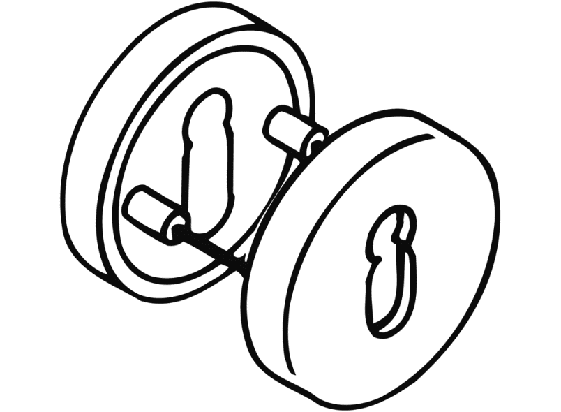 306.23 розетка для ключей HEWI System 111 | Polyamid  - Вид №23