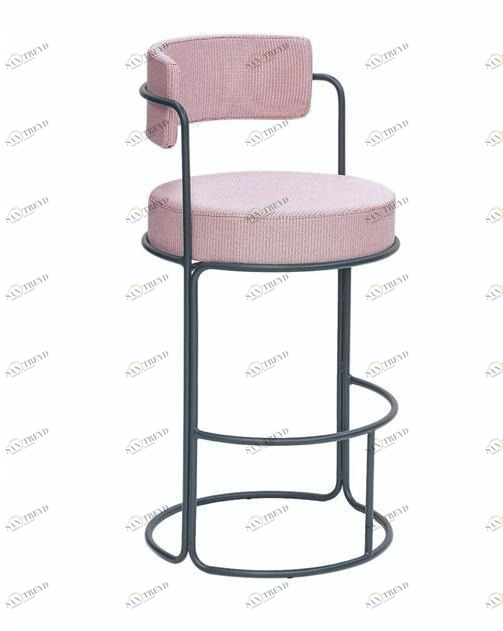 iSimar Высокий садовый стул из стали со спинкой Paradiso 8085