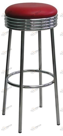 Vela Arredamenti Высокий табурет из хромированной стали sun-id-1435454