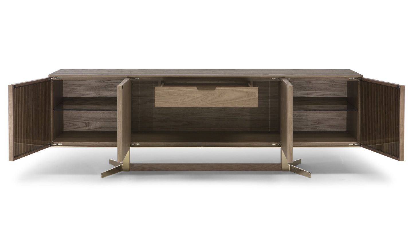 Шкаф из массива дерева с распашными дверями Natuzzi Italia кампус ARCH-00033050 - Вид №2