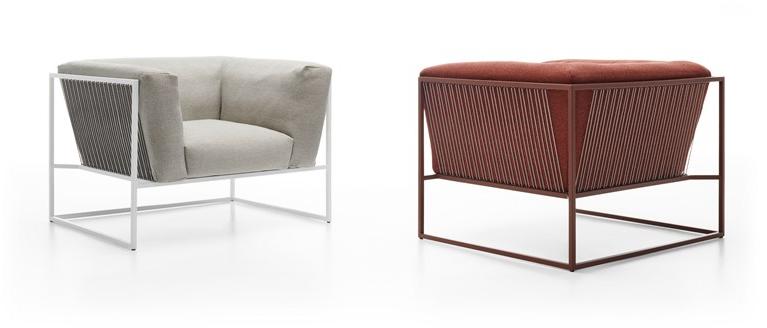 MDF Italia Садовое кресло из ткани с подлокотниками Arpa sun-id-1346890 - Вид №1