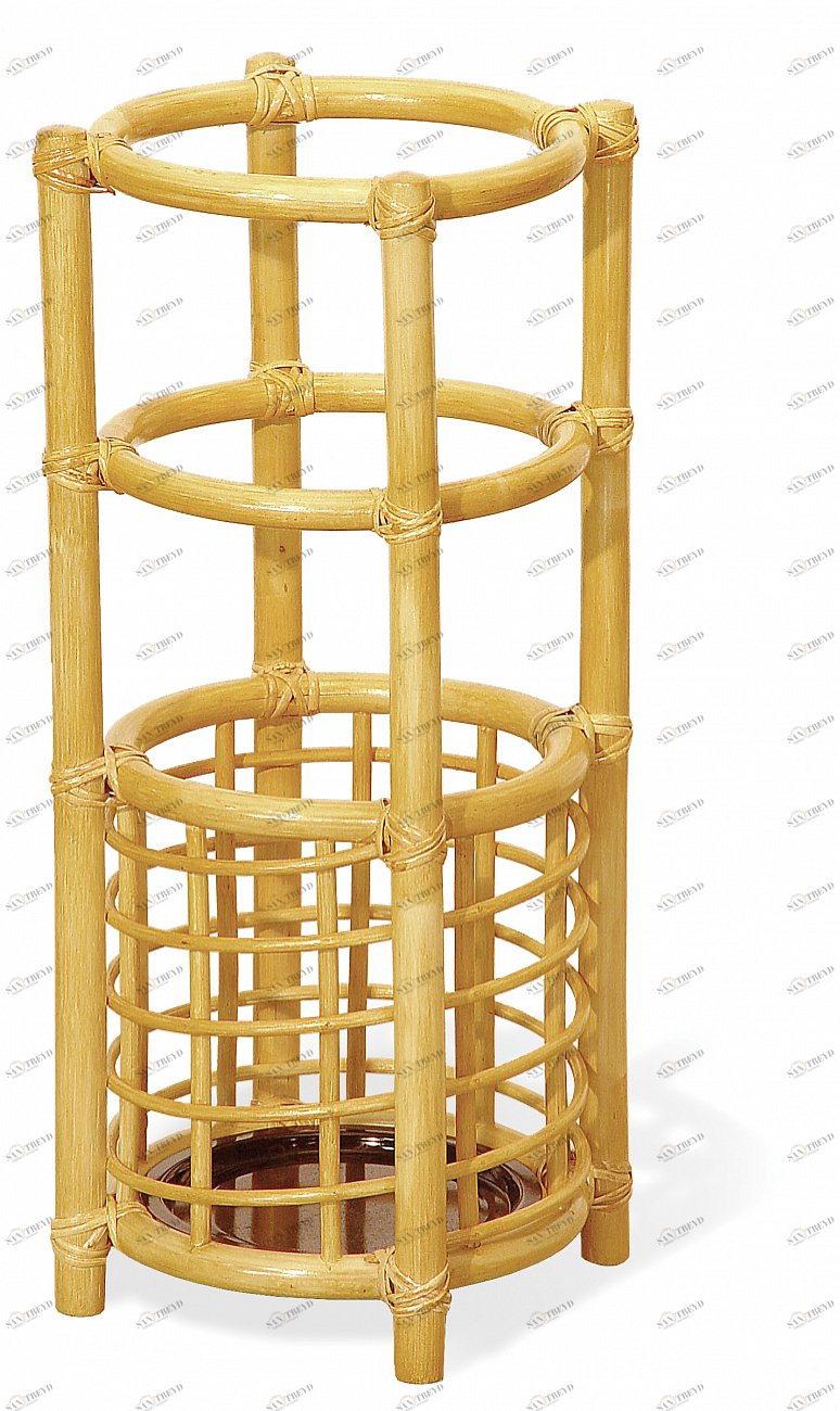 Корзина для зонтов бежевая из ротанга "Мед" VINOTTI  00-3885419 Бежевый 