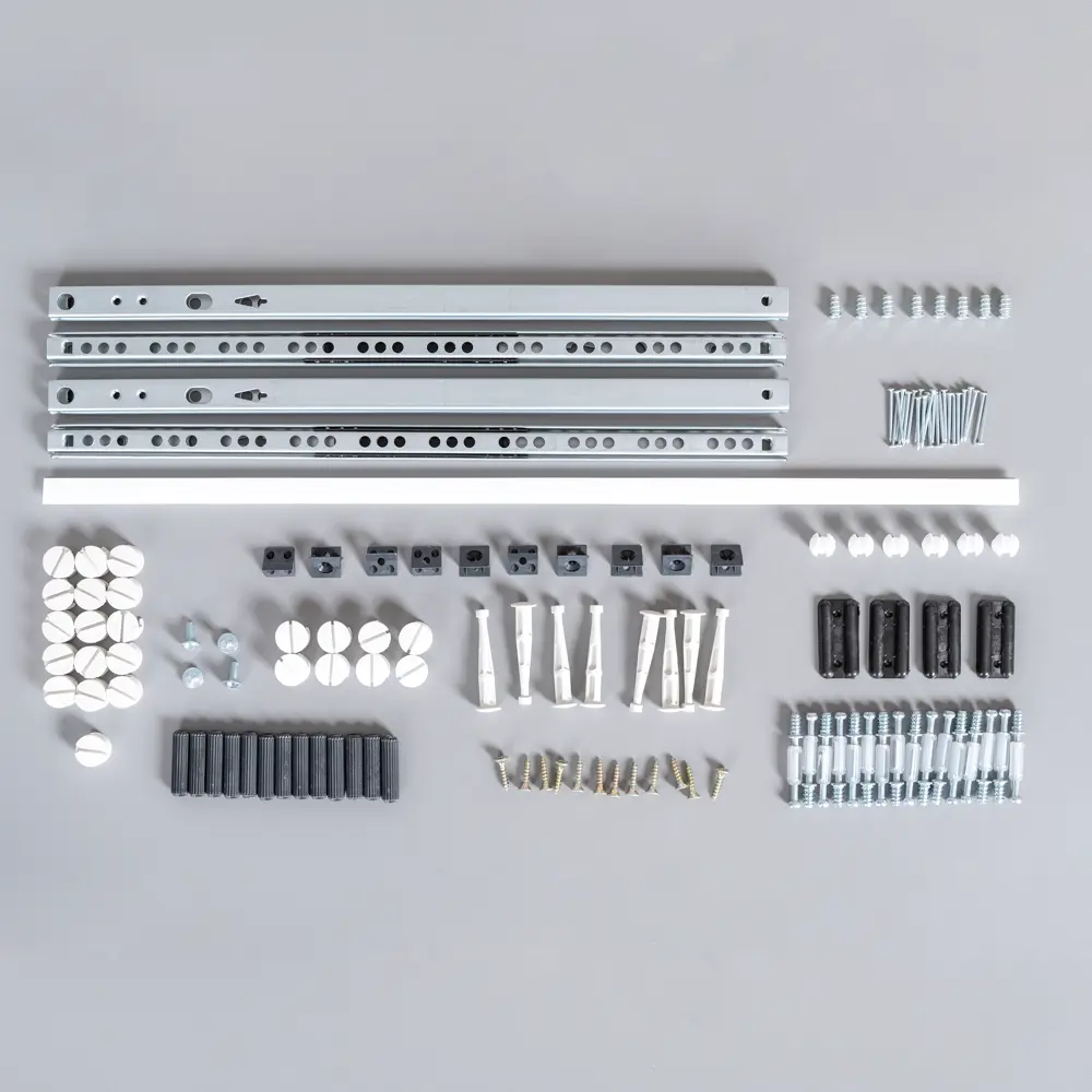 Тумба прикроватная 2 ящика 49x53.8x38.2 см ЛДСП цвет белый шагрень Santreyd STLM-2082622 - Вид №8