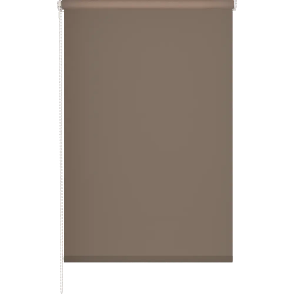 Штора рулонная блэкаут Midnight 55x175 см коричневая GARDEN STLM-2181666