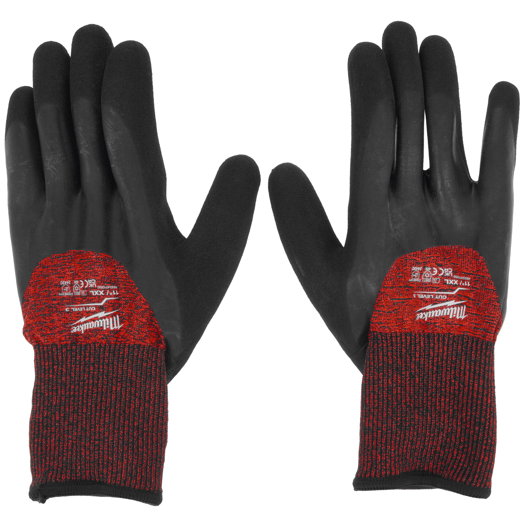 Перчатки трикотажные Milwaukee Winter Cut level 3/C 11/XXL 5631835 STDN-0147727