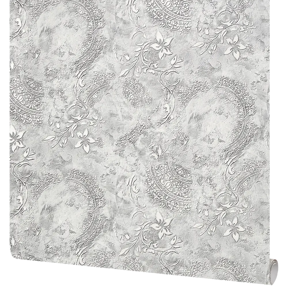 Обои флизелиновые Victoria Stenova Da Vinci серые 1.06 м VS286747 STLM-2170156