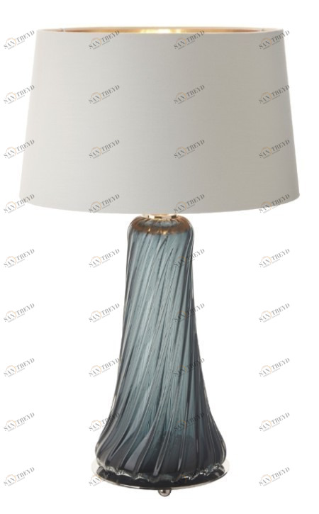 Настольная лампа Kymern 50063 PUSHA ВАЗА 062110 Белый;прозрачный;синий 