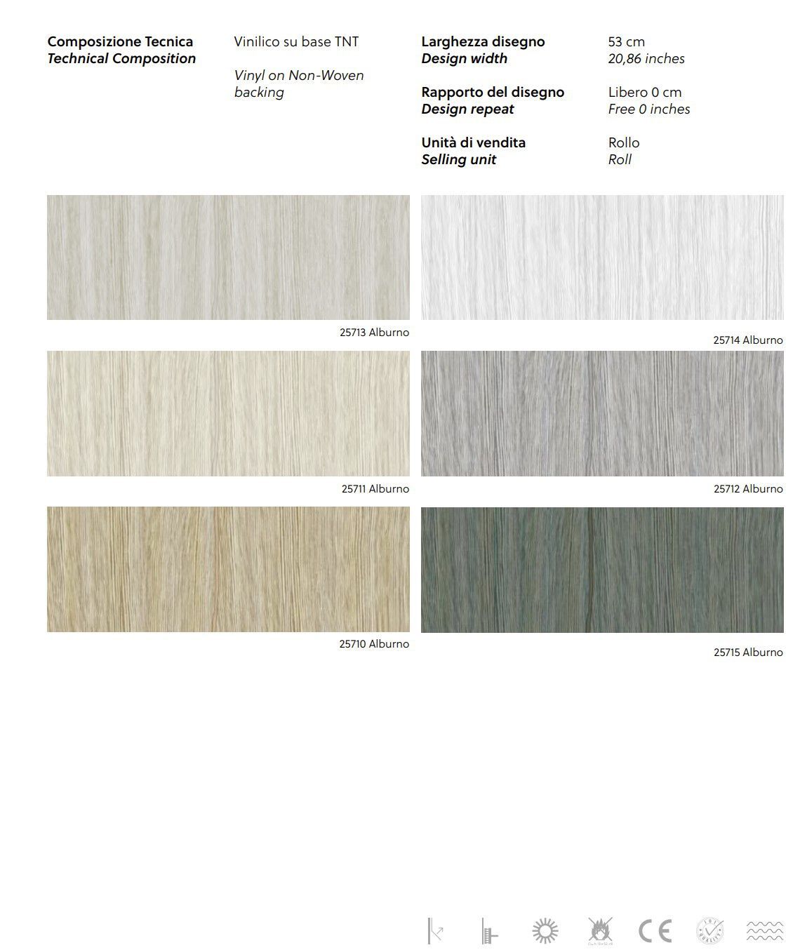 Однотонные обои Jannelli&Volpi ALTAGAMMA MATERIC ARCH-00145015 - Вид №2