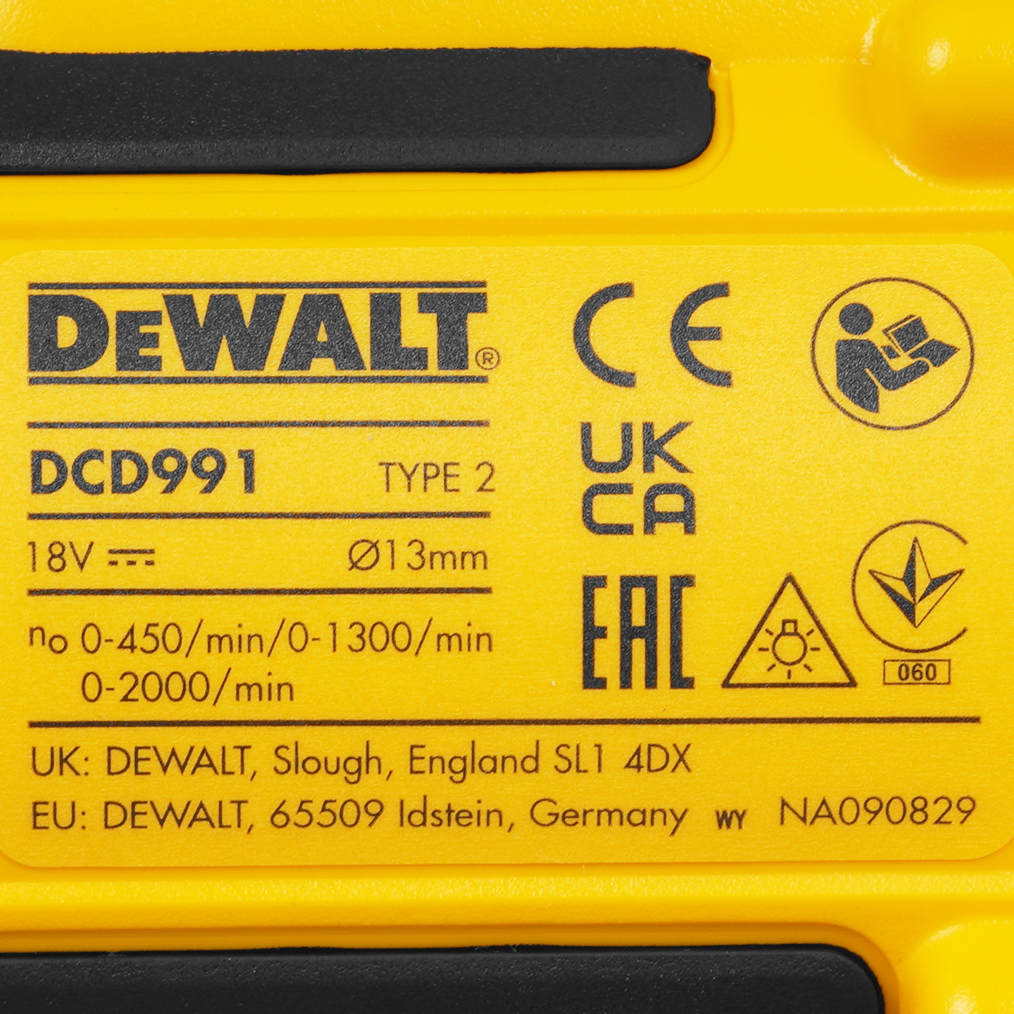 Дрель-шуруповерт DeWalt DCD991NT XR FLEXVOLТ 18/54V  , Без ЗУ, Без АКБ 5437935 STDN-0125562 - Вид №2
