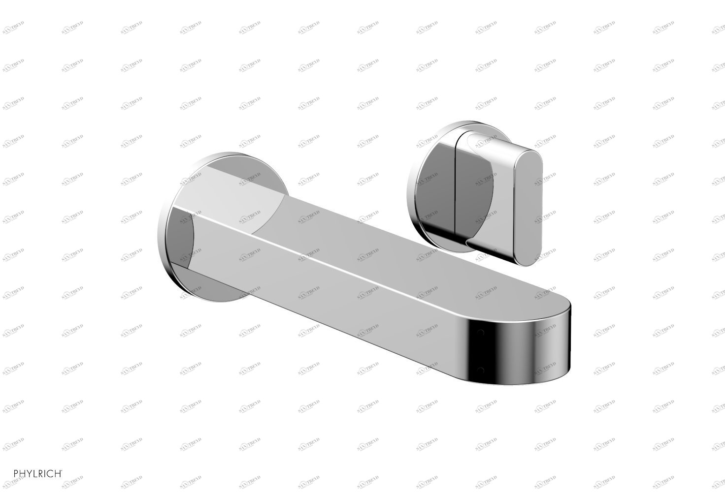 Комплект и ручки ROND Phylrich  183-15-026 Хромированный 
