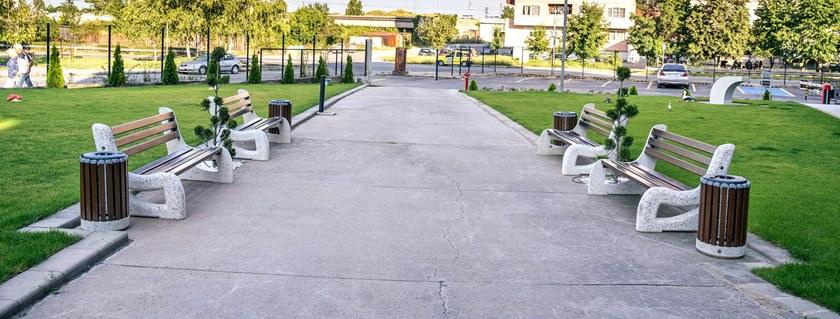 ENCHO ENCHEV - ETE Бетонный мусорный бак с крышкой для улицы  43  - Вид №5