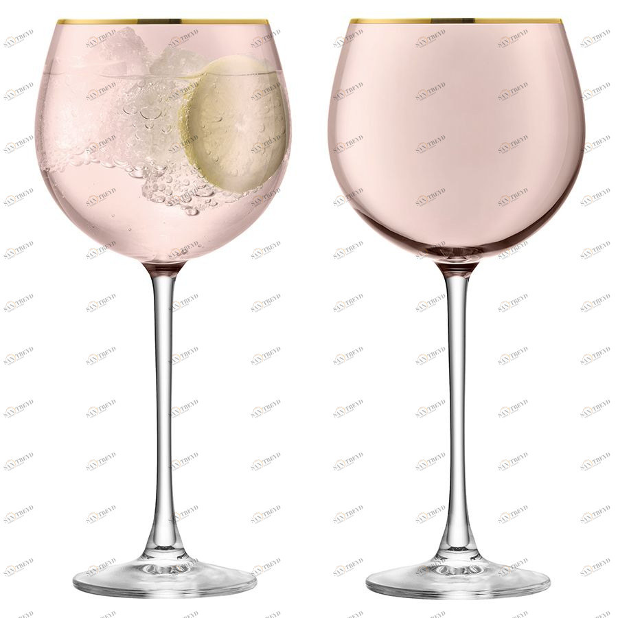 Набор из 2 круглых бокалов Sorbet 525 мл коричневый LSA International G133819208