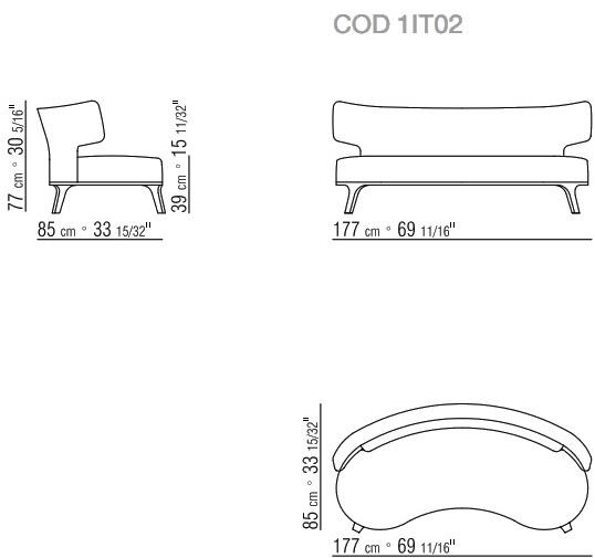 Flexform Диван Drop sun-id-1481661 - Вид №1