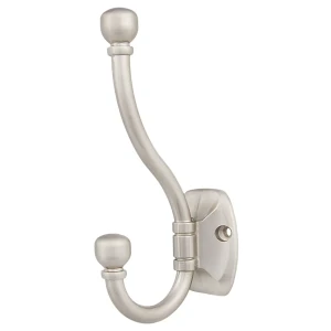 Крючок c шариком, металл, цвет никель