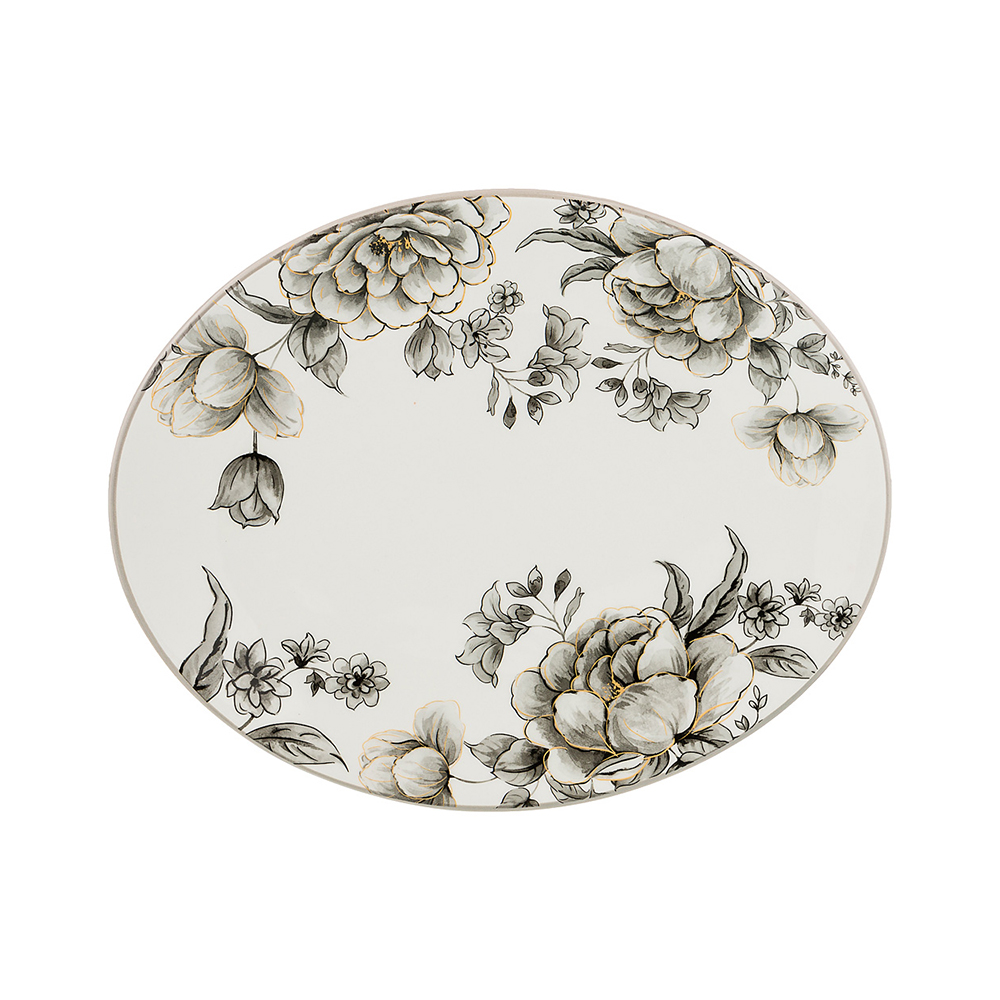 358-1552 Посуда керамическая Блюдо овальное Вдохновение Lefard 