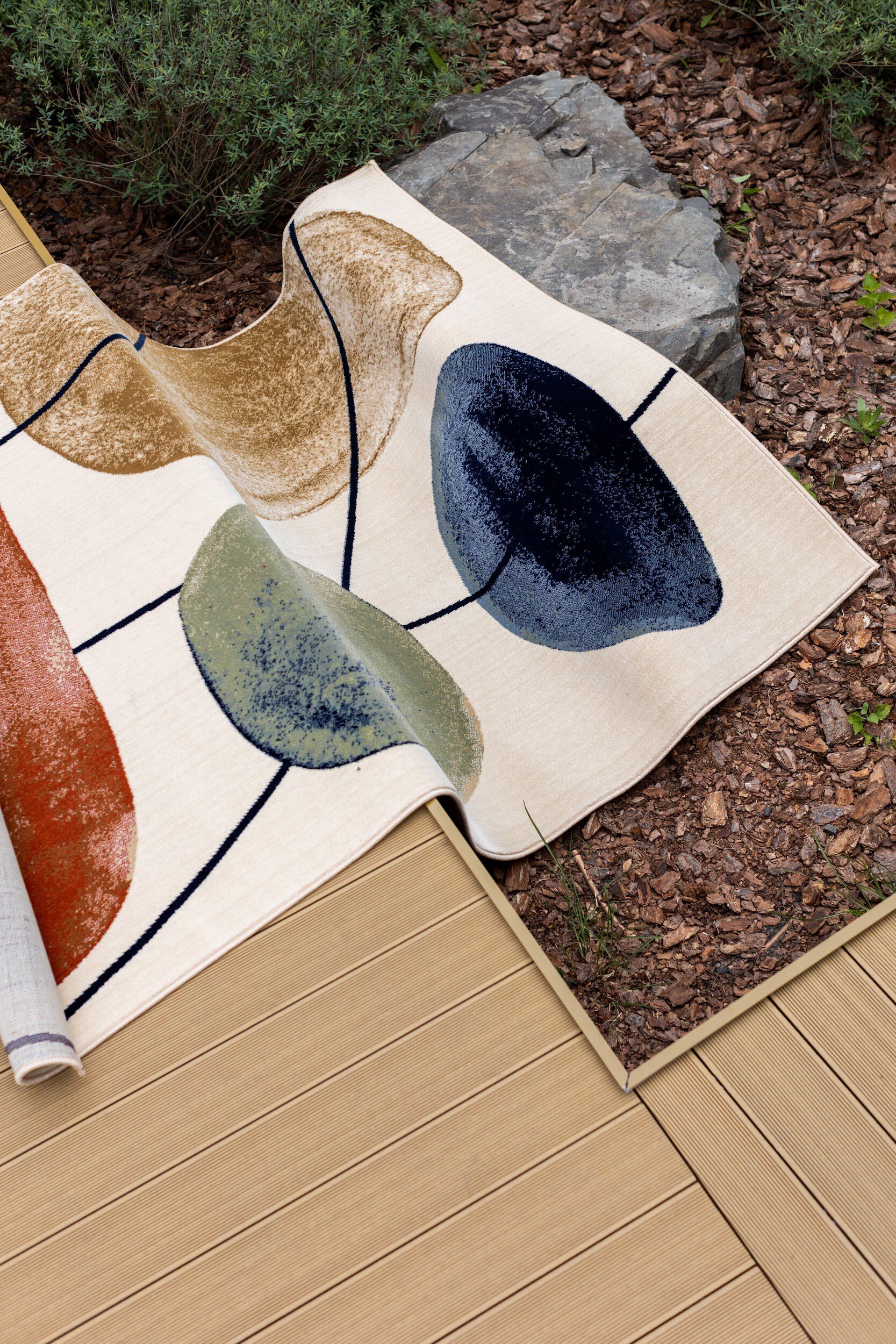 Прямоугольный ковер из полипропилена Shishka Project SEA GLASS ARCH-00089149 - Вид №1