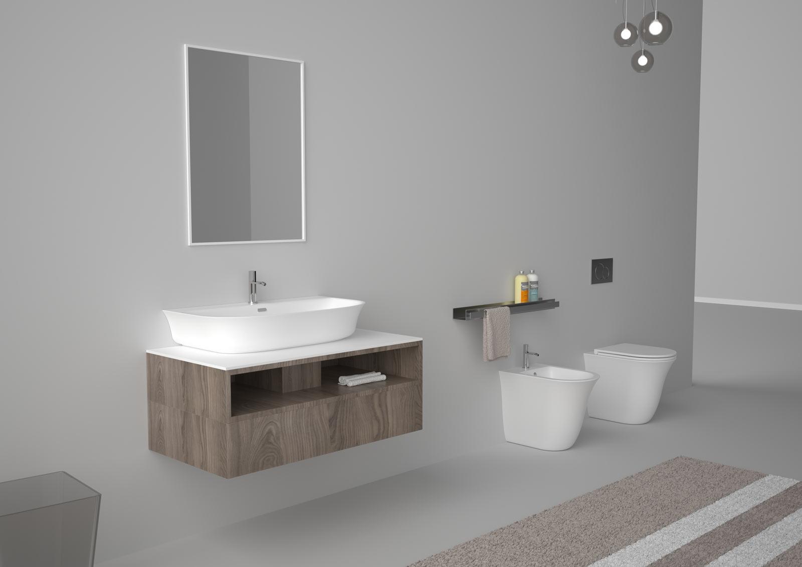 FLWC0115 Напольный унитаз приставной GSG CERAMIC Flut - Вид №11