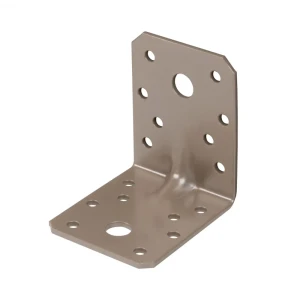 Угол крепежный усиленный 70x70x55x2.5 цвет бежевый 82381215 STLM-2121808