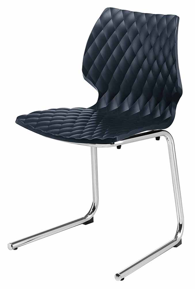 Uni 565 Стул со стальным каркасом «C» и оболочкой из полипропилена. Et al. Uni