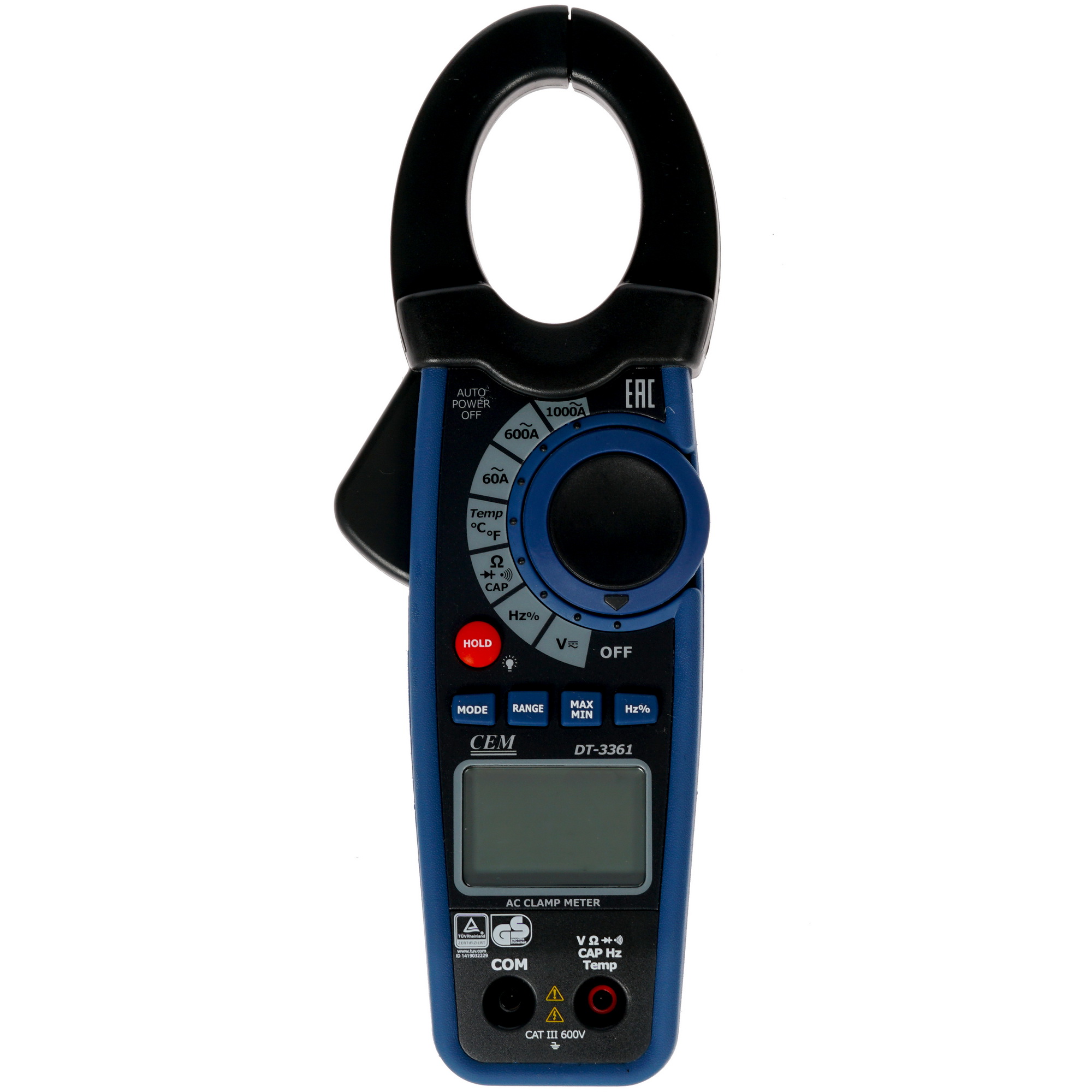 Клещи токоизмерительные CEM DT-3361 1092612 STDN-0025179