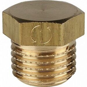 Заглушка НР 1/8" латунь STOUT