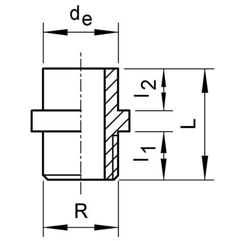 SANIT 842700210823254 Адаптер ниппель, PE 100, SDR 11, длинная, наружная резьба  - Вид №1