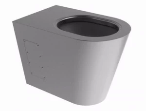 Приставной унитаз напольный Белый Saniline  Россия