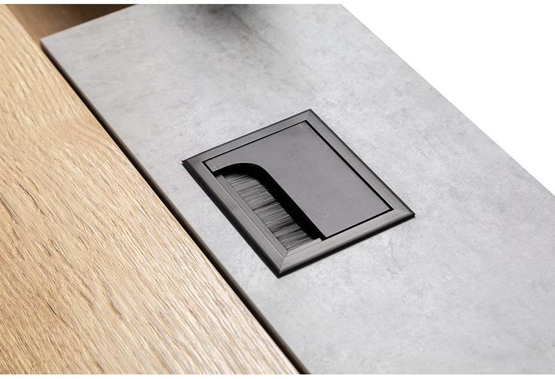 1750 Стол рабочий Loft Дуб натур/Бетон R-HOME 4003605h_Натур - Вид №6