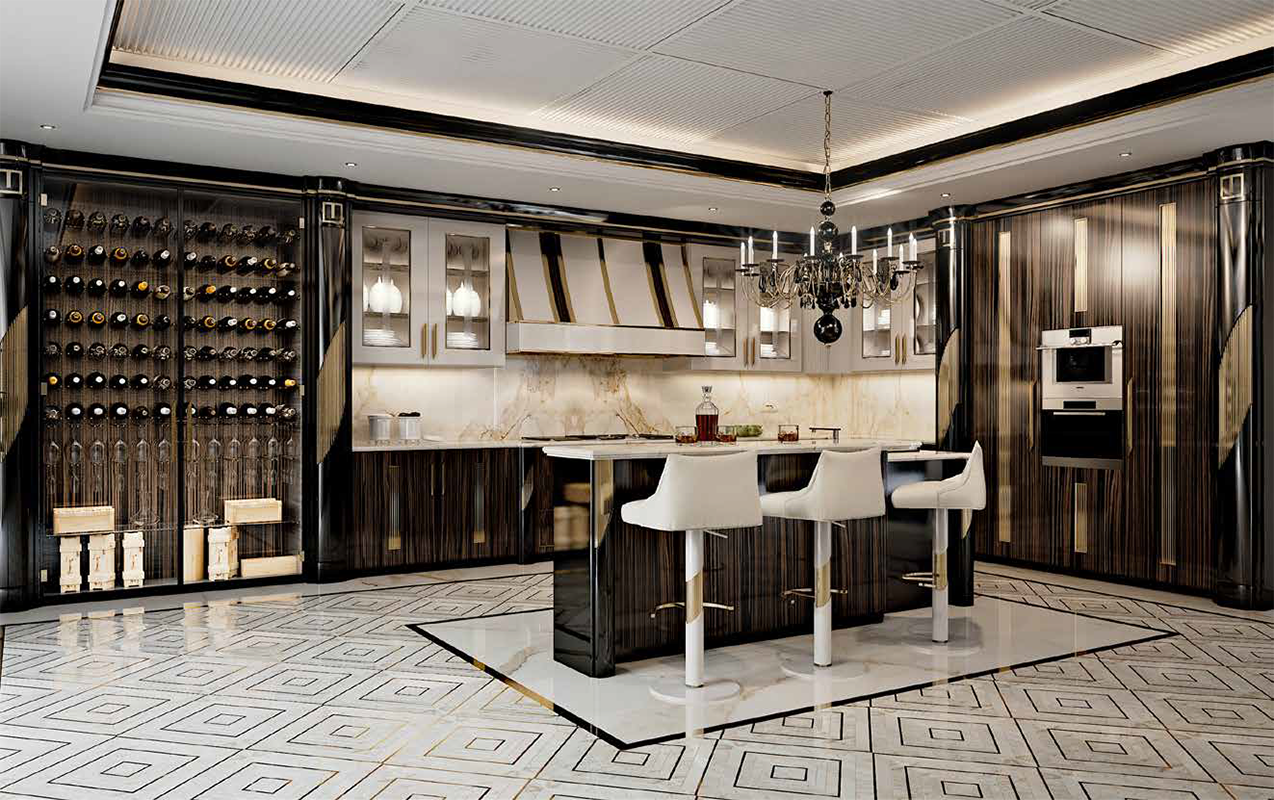 Кухня  TESSAROLO GLAMOUR Deco - Вид №1