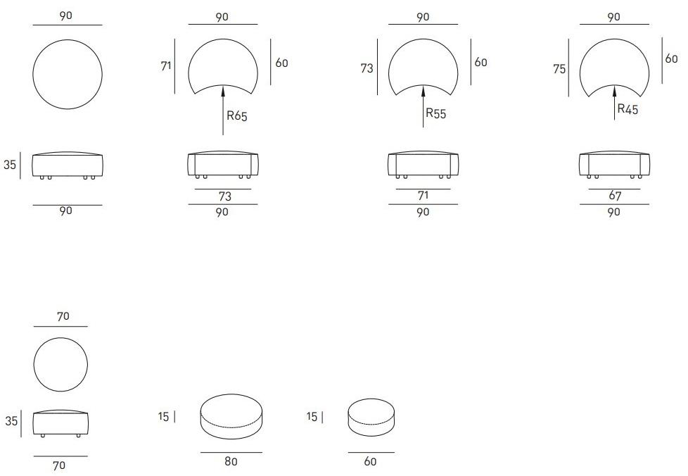 Living Divani Модульный диван sun-id-1386243 - Вид №8