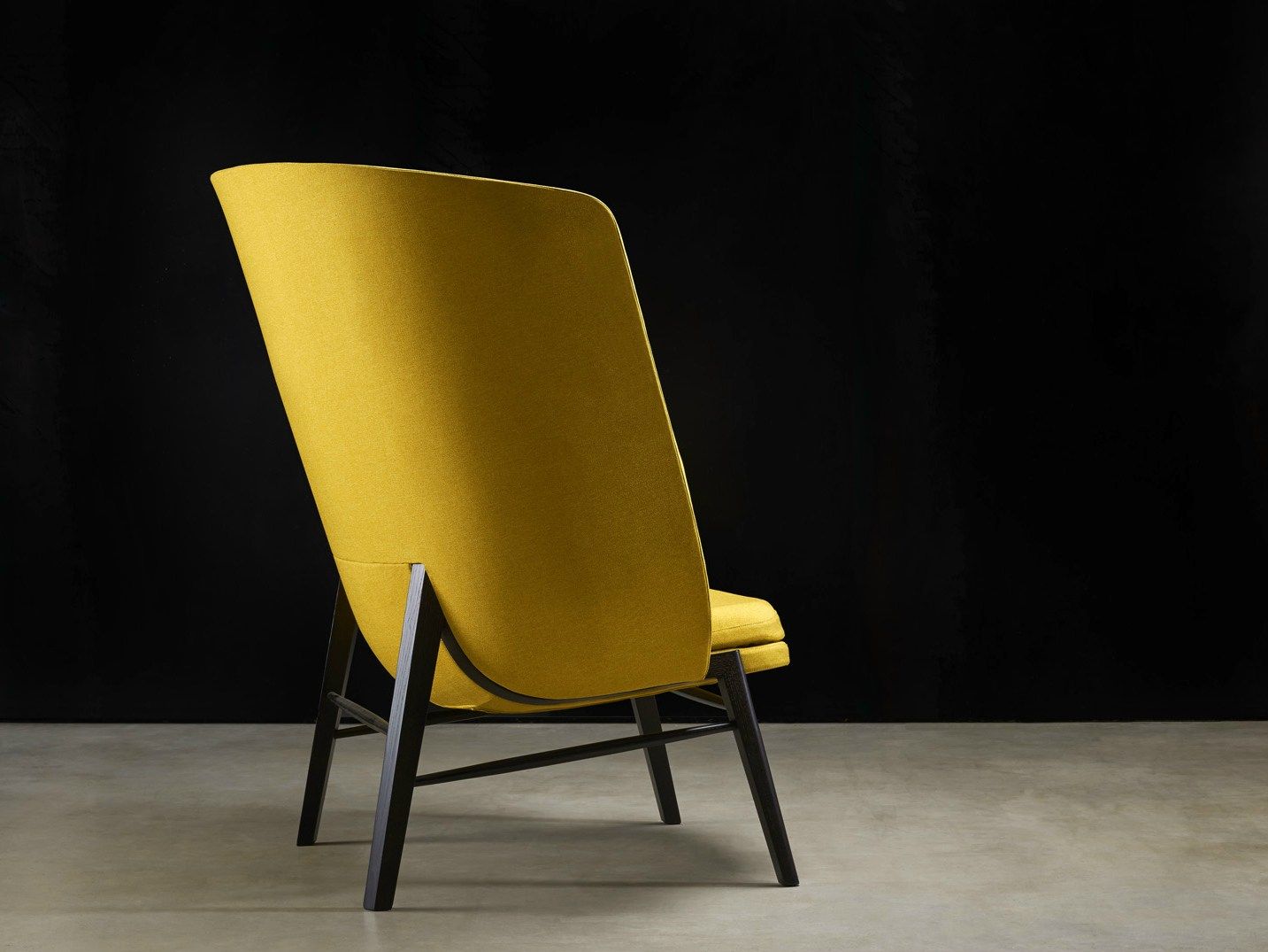 Кресло с высокой спинкой ROSSIN Cleo Wood ARCH-00053244 - Вид №6