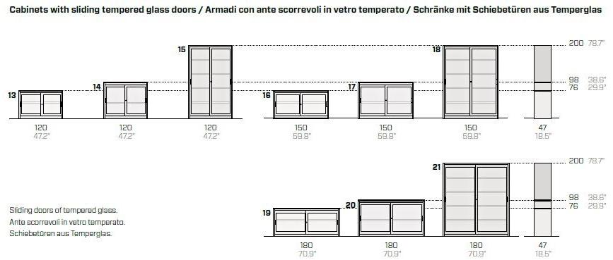 Fantin Офисный шкаф с металлическими распашными дверцами Classic sun-id-1409223 - Вид №4