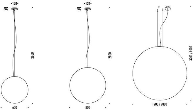 DAVIDE GROPPI Японский подвесной светильник из бумаги Moon sun-id-1402661 - Вид №5