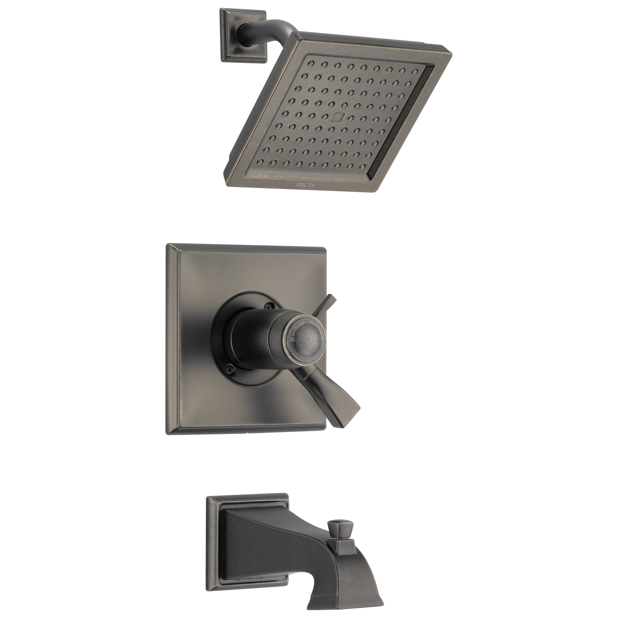 T17T451-PT TempAssure (R) 17T Серия для ванны и душа Delta Faucet Dryden Выдержанный оловянный 