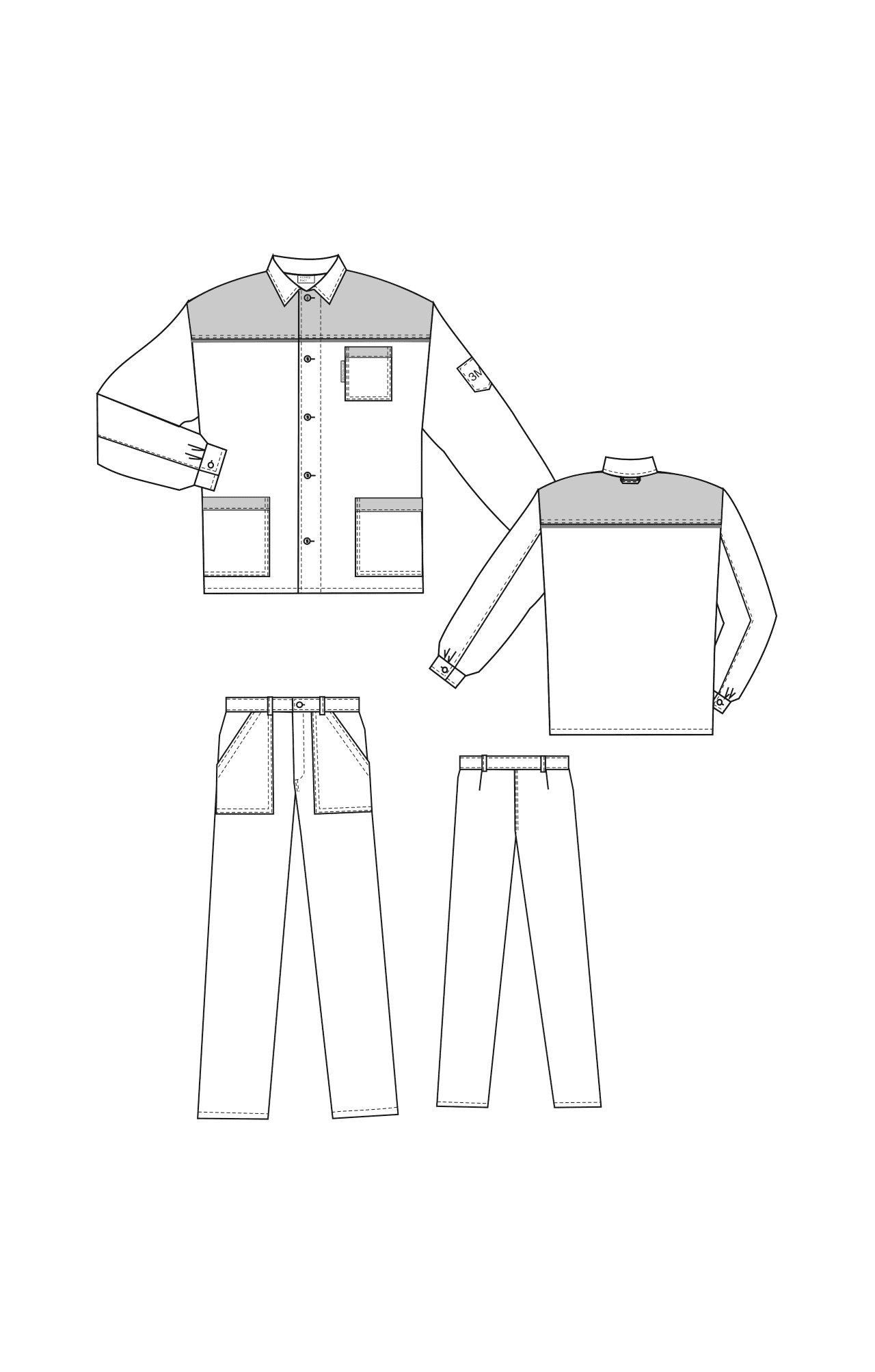 65422 Костюм "Труд" темно-синий  Летняя спецодежда  размер 60-62/182-188  - Вид №7