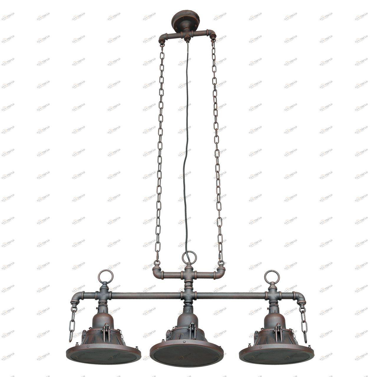 Подвесная люстра ST Luce Decrepito SLD961.303.03 ST LUCE ДИЗАЙНЕРСКИЕ, DECREPITO 057799 Коричневый 