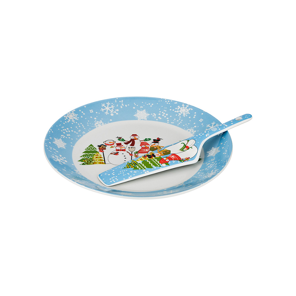 356-291 Посуда керамическая Тортовница с лопаткой Lefard 