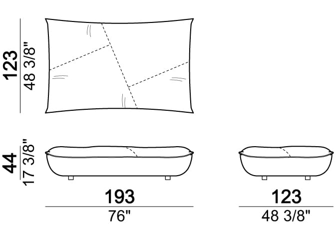 4-местный модульный диван Arketipo NIGHT FEVER ARCH-00101530 - Вид №5