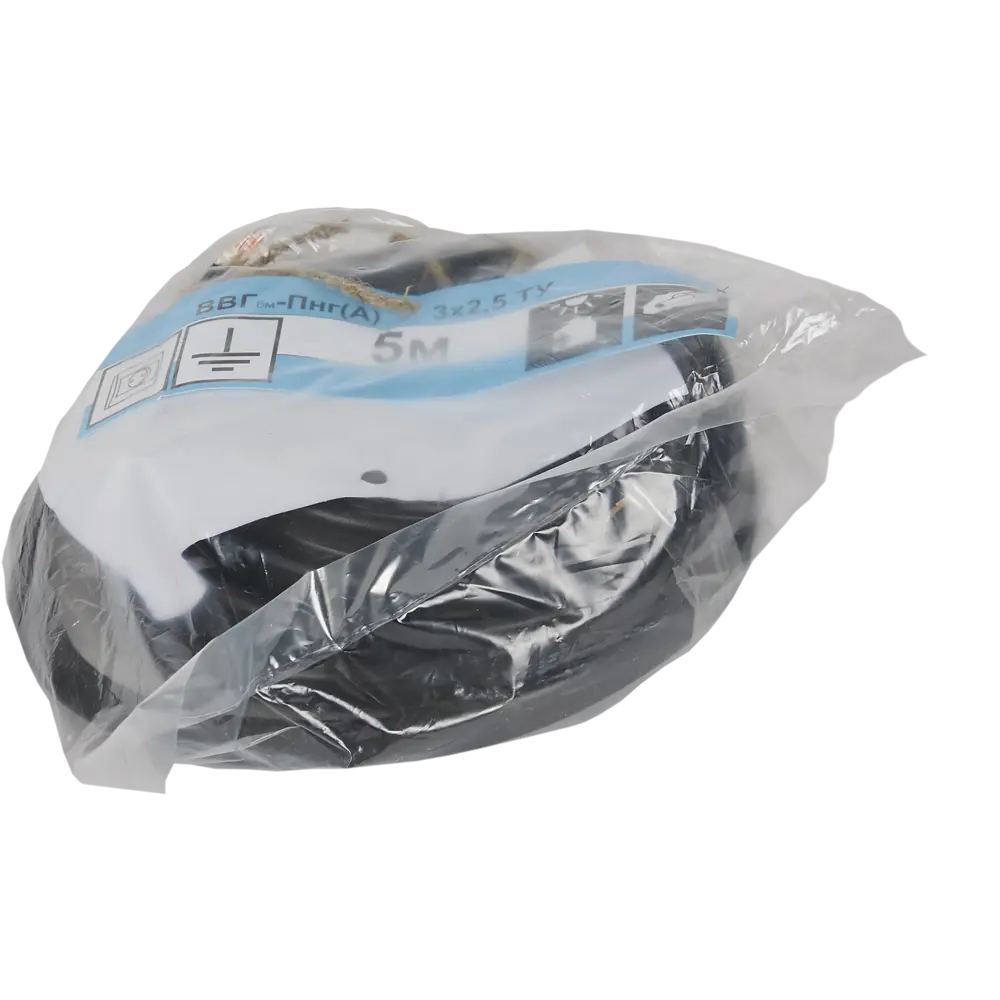 Кабель Камит ВВГп-НГ(А) 3х2.5, 5 м STLM-2146257 - Вид №4