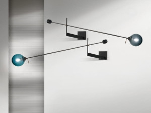 Настенный светильник из дутого стекла