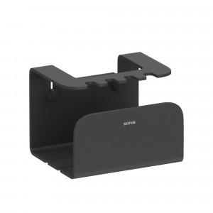 185283 Держатель для зубных щеток 12 см цвет Черный Sonia QUICK Испания