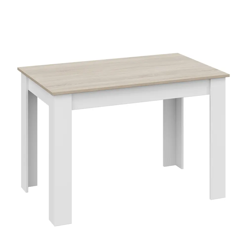 Кухонный стол Трия Промо Т2 110x67x73 см прямоугольник ДСП цвет дуб сонома белый STLM-2033627
