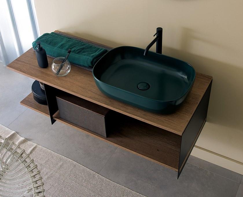 Scarabeo Ceramiche Тумба под умывальник подвесная одинарная Slide sun-id-1466050 - Вид №5