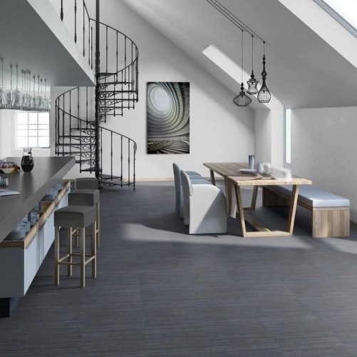 Виниловый ламинат Tarkett Lounge Version Дизайнерский с брашью (Текстурированная) 457,2х457,2 мм 1000901241 - Вид №3